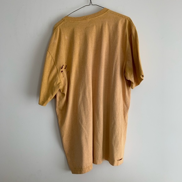 [SOLD]  Carhartt Distressed Yellow Pocket Tee - Picture 3 of 6